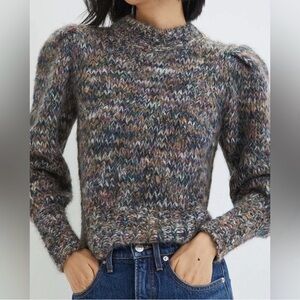 Veronica Beard Chaya Puff Sleeve Sweater - size small - worn once